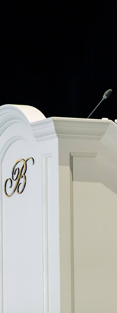 Panel speaker presenting at Shock Society conference at Bellagio Las Vegas